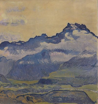 Dents-du-Midi von Ferdinand Hodler